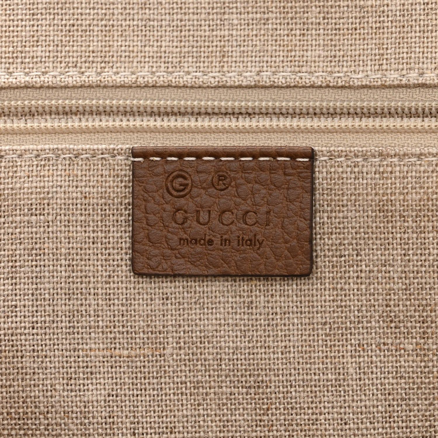 Gucci Monogram Medium Bree Shoulder Bag Beige Tabacco 6 of 10