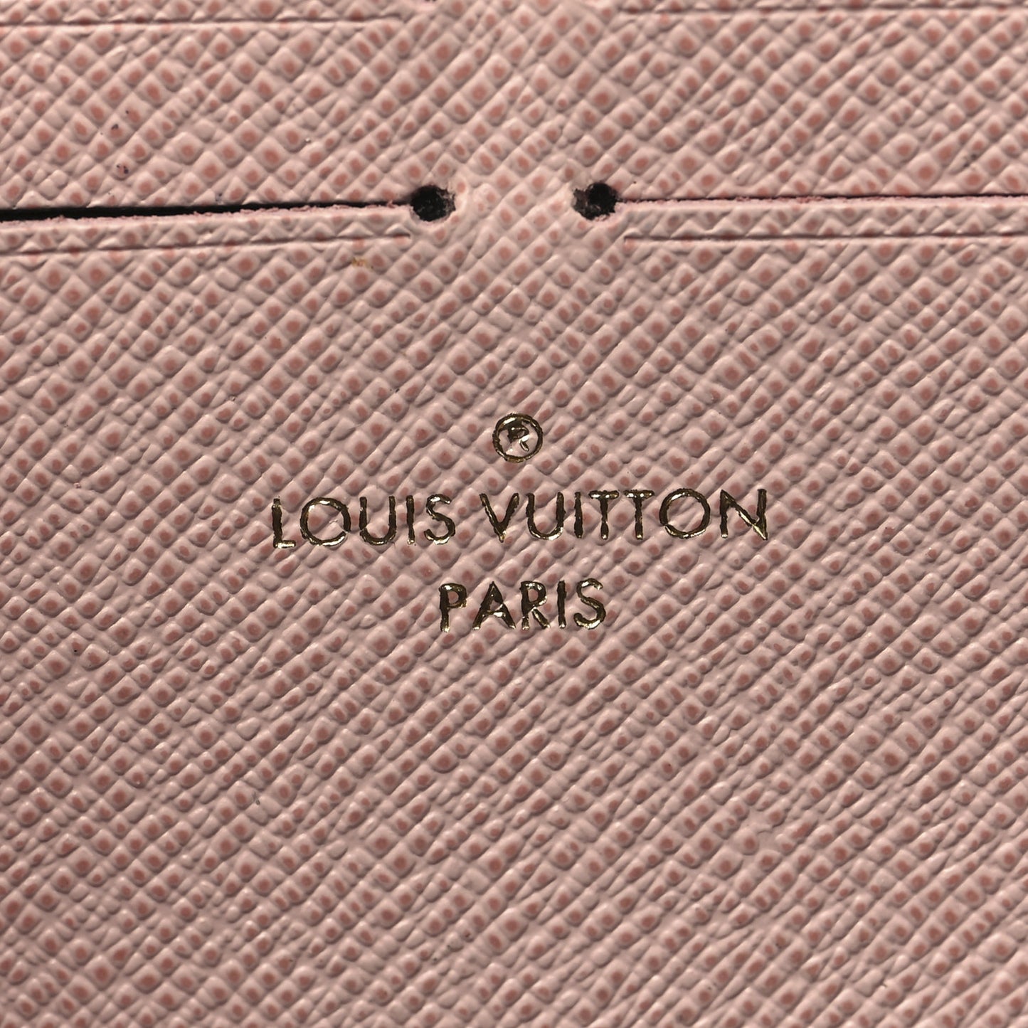 Damier Ebene Clemence Wallet Rose Ballerine