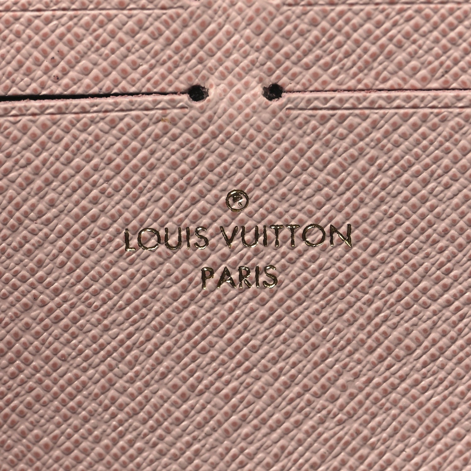 Louis Vuitton Damier Ebene Clemence Wallet Rose Ballerine 6 of 7