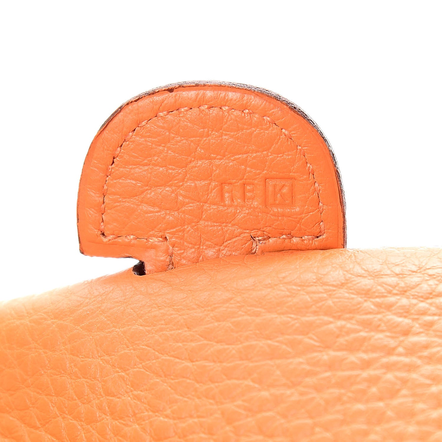 Hermes Taurillon Clemence Evelyne II PM Orange 7 of 10