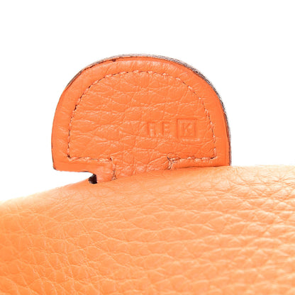 Hermes Taurillon Clemence Evelyne II PM Orange 7 of 10