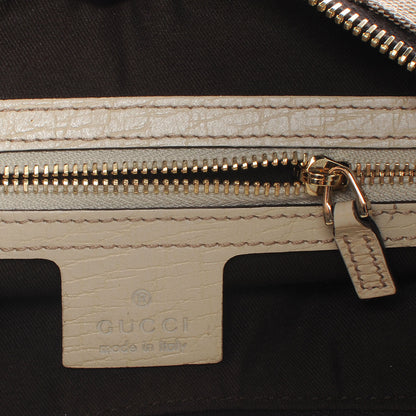 Gucci Monogram Medium Horsebit Chain Hobo Off White 7 of 9