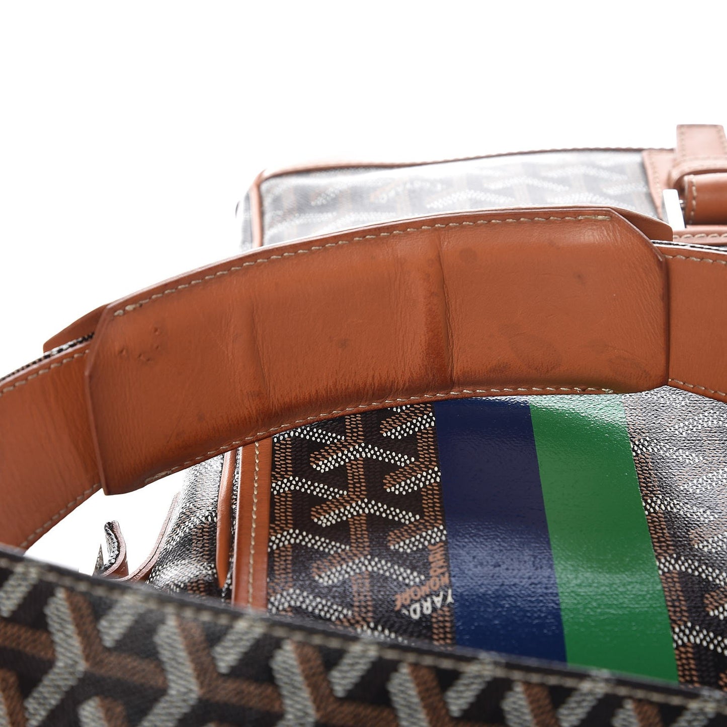 Chevron Grand Blue MM Black Gold