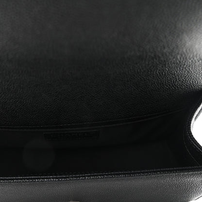Chanel Caviar Quilted Medium Boy Flap Black 5 of 10