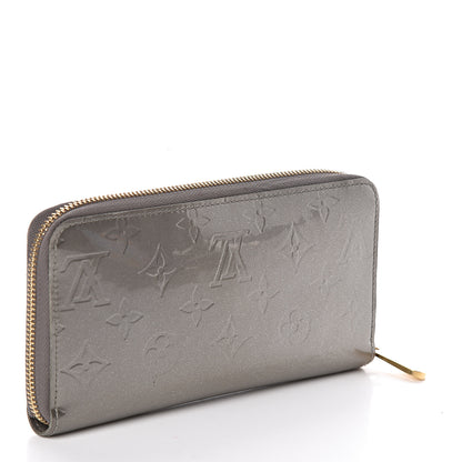 Louis Vuitton Vernis Zippy Wallet Gris Art Deco 3 of 7
