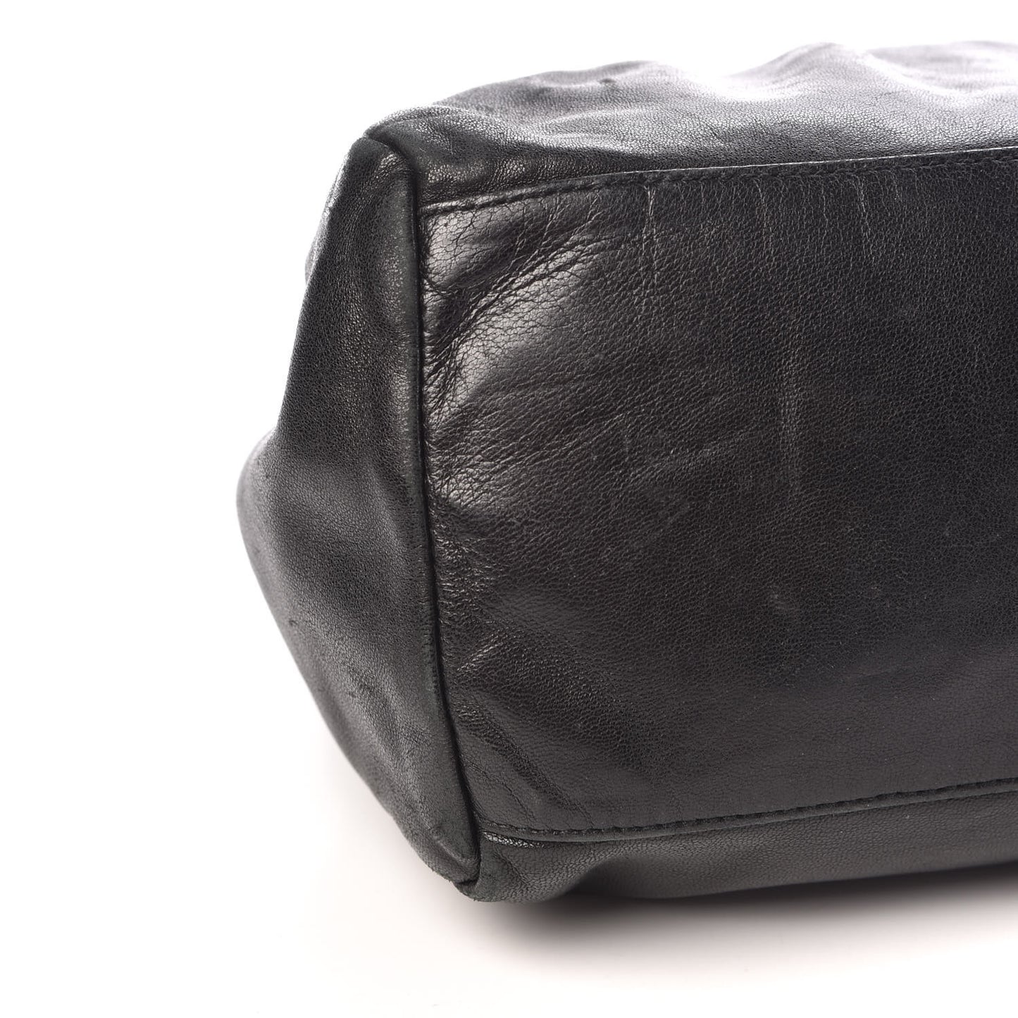 Nappa Mini Bow Tote Black