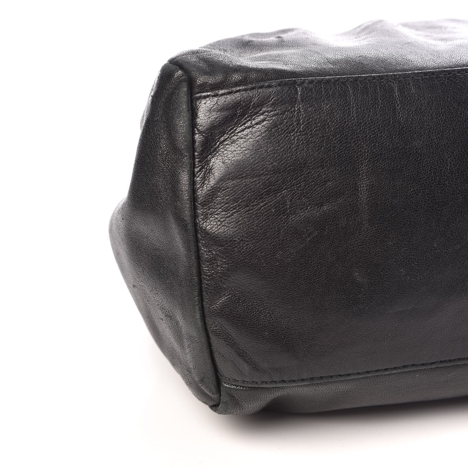 Prada Nappa Mini Bow Tote Black 10 of 12