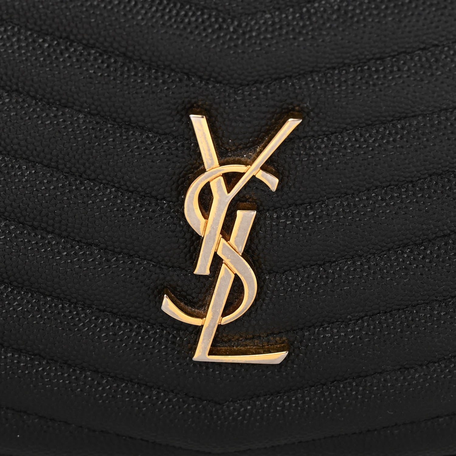 Saint Laurent Grain De Poudre Matelasse Monogram Mini Lou Camera Bag Black 13 of 14