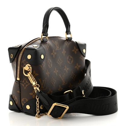 Louis Vuitton Monogram Petite Malle Souple Black 3 of 10