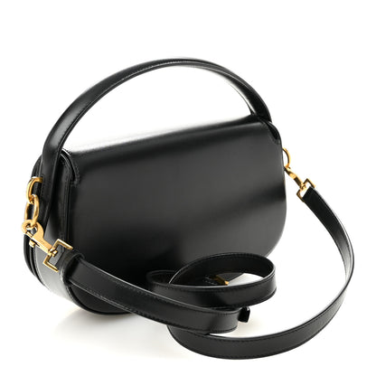 Saint Laurent Box Calfskin Voltaire Top Handle Crossbody Bag Black 4 of 9