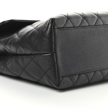 Chanel Caviar Quilted Jumbo Kelly Flap Black 9 of 11