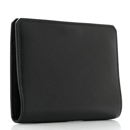 Hermes Chevre Mysore Medor Card Holder Black 3 of 8