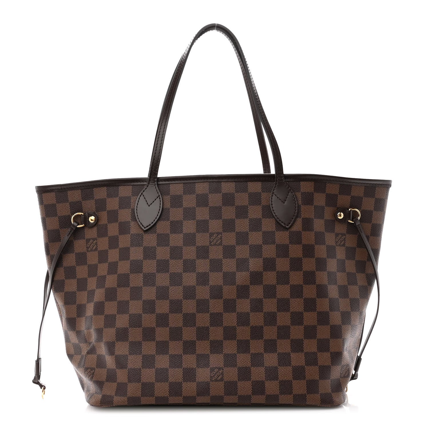 Louis Vuitton Damier Ebene Neo Neverfull MM Rose Ballerine 1 of 13