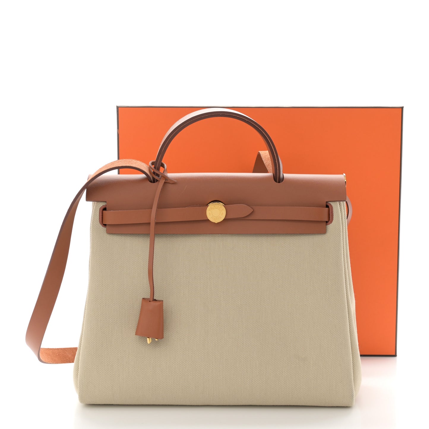 Vache Hunter Toile Herbag Zip 31 PM Trench Gold