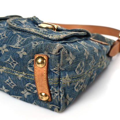 Louis Vuitton Monogram Denim Baggy PM Blue 8 of 8