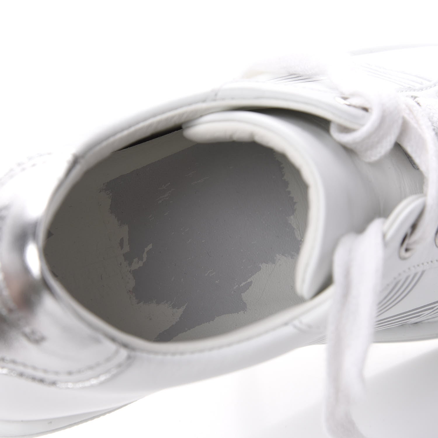 Hermes Nappa Womens Avantage Sneakers 36 White Argent 8 of 12