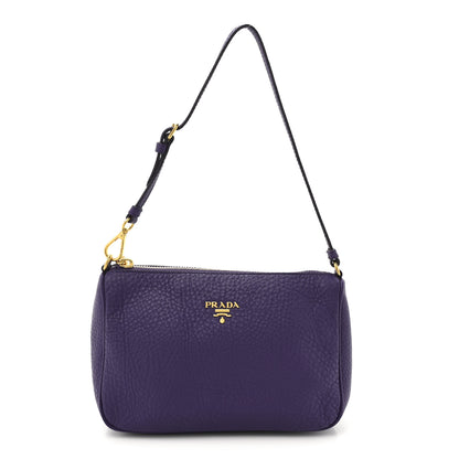 Prada Vitello Daino Pochette Bag Viola 1 of 9