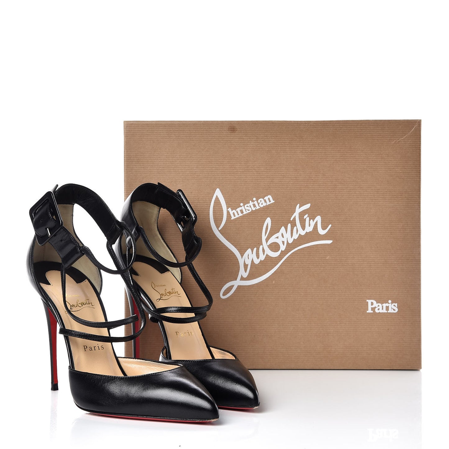 Shiny Nappa Suzanna 100 Pumps 41 Black