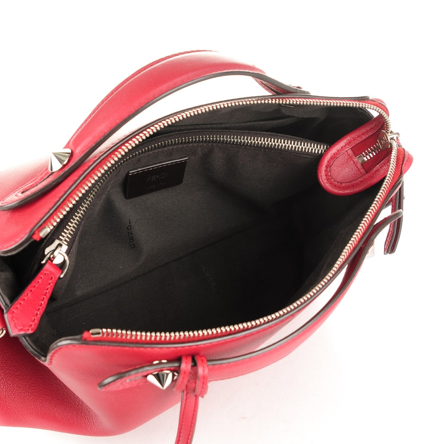 Vitello Dolce Marmol Medium By The Way Boston Bag Ciliegia