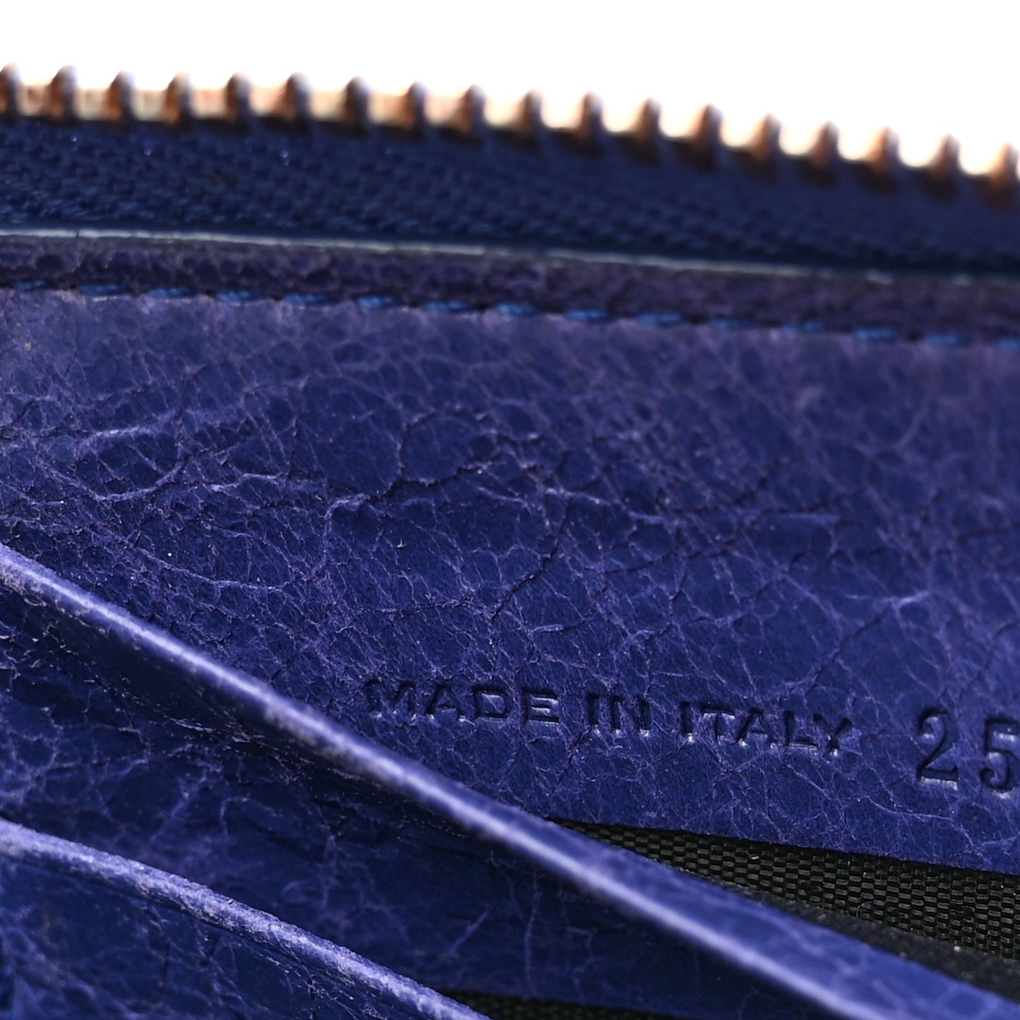 Agneau Giant 12 Gold Hardware Continental Zip Around Wallet Bleu Lavande