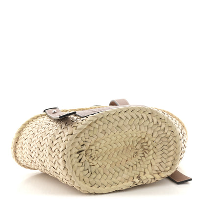 Loewe Raffia Small Basket Tote Bag Natural Tan 4 of 11