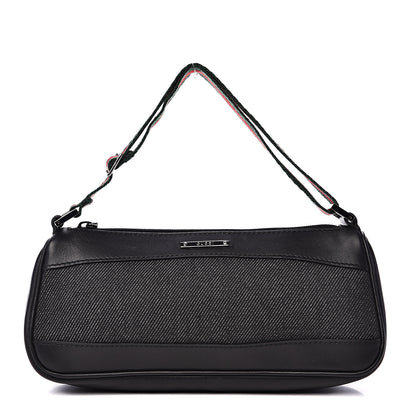 Gucci Denim Web Pochette Black 1 of 10