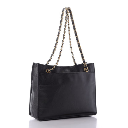 Chanel Caviar Shoulder Bag Black 4 of 11