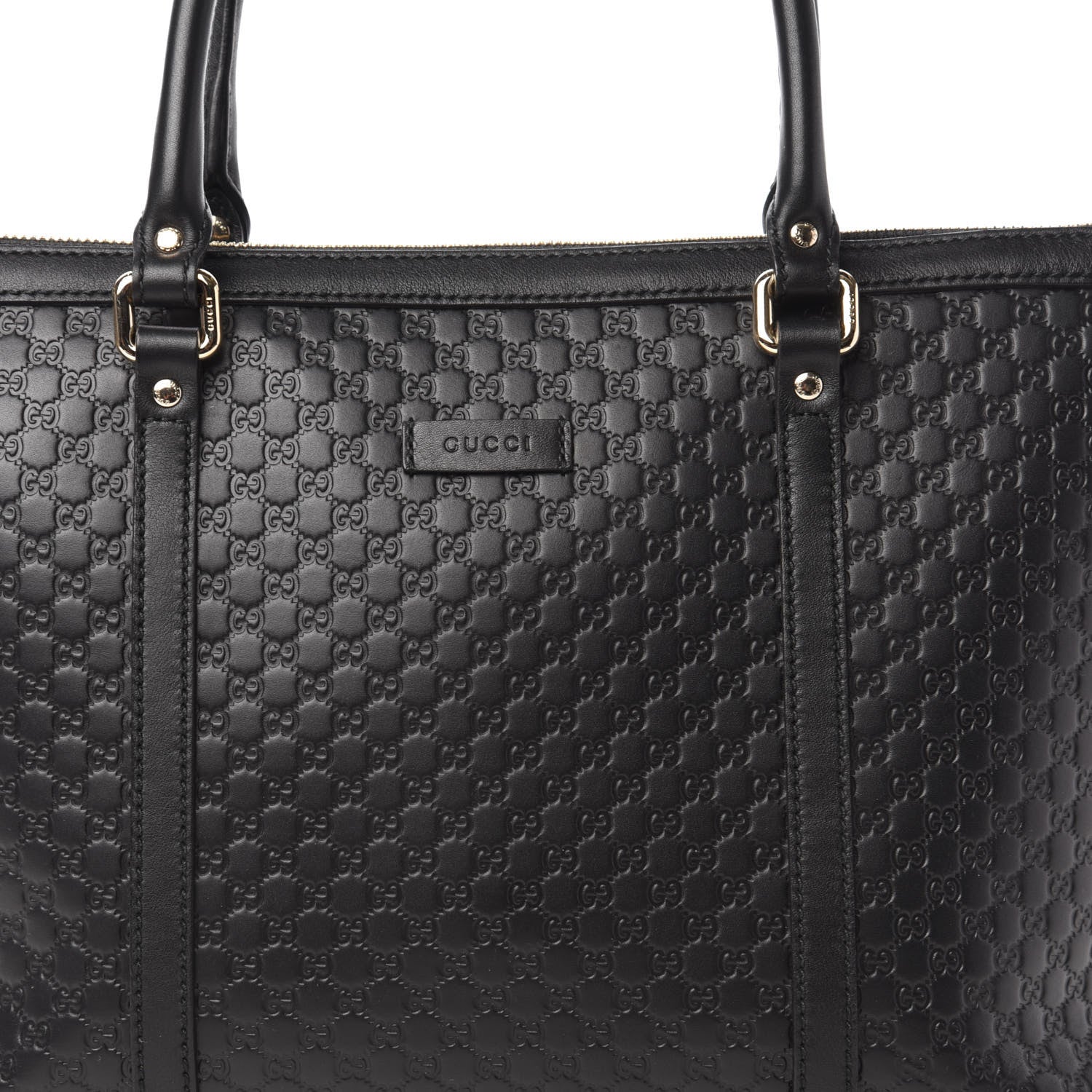 Gucci Soft Microguccissima Small Zippered Satchel Black 10 of 10
