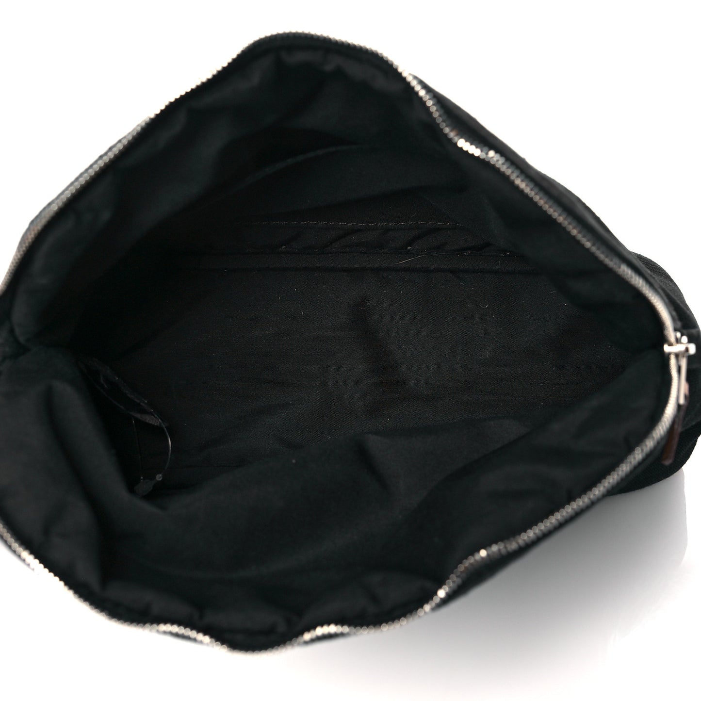 Cotton Canvas Bolide Travel Cosmetic Pouch MM Black