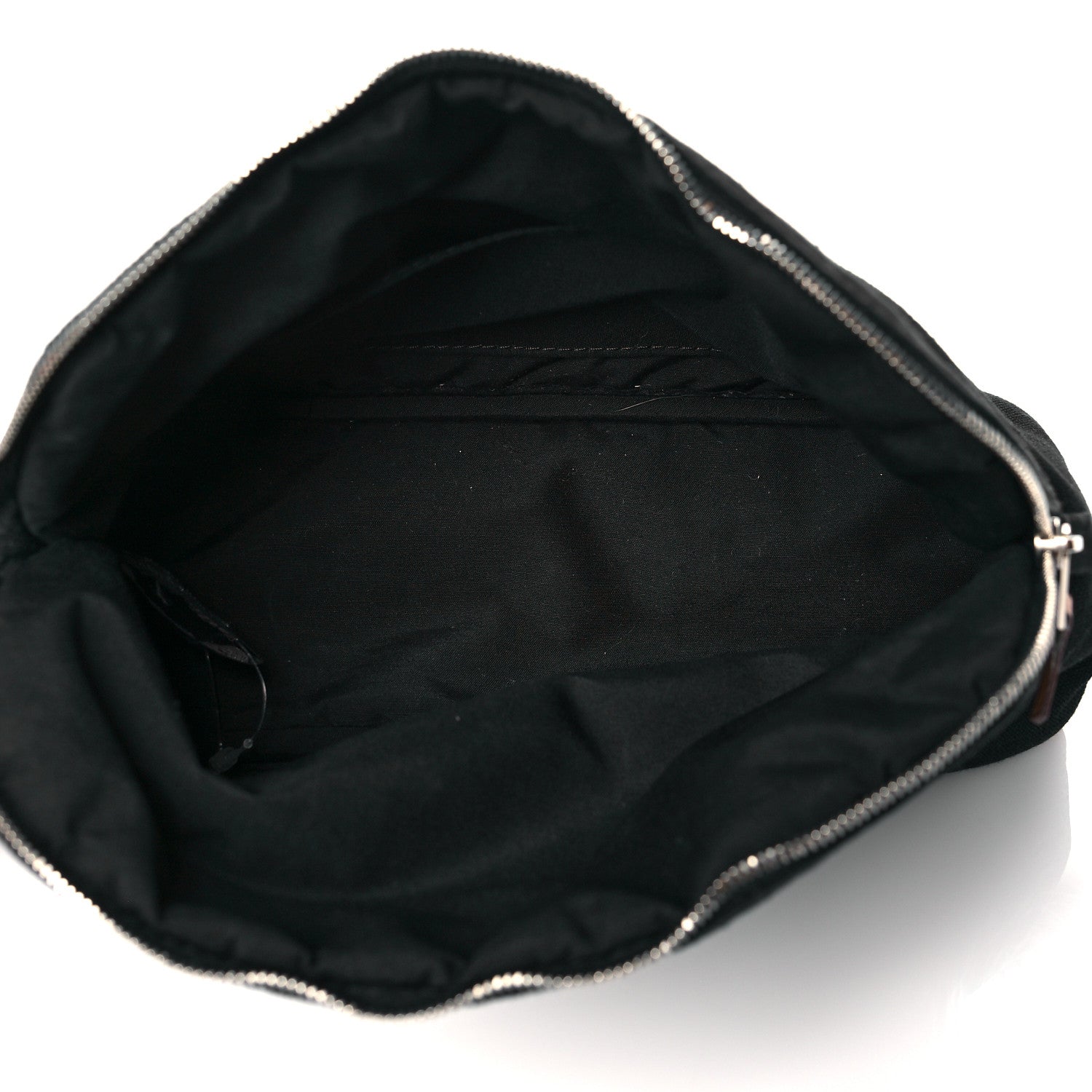 Hermes Cotton Canvas Bolide Travel Cosmetic Pouch MM Black 5 of 11
