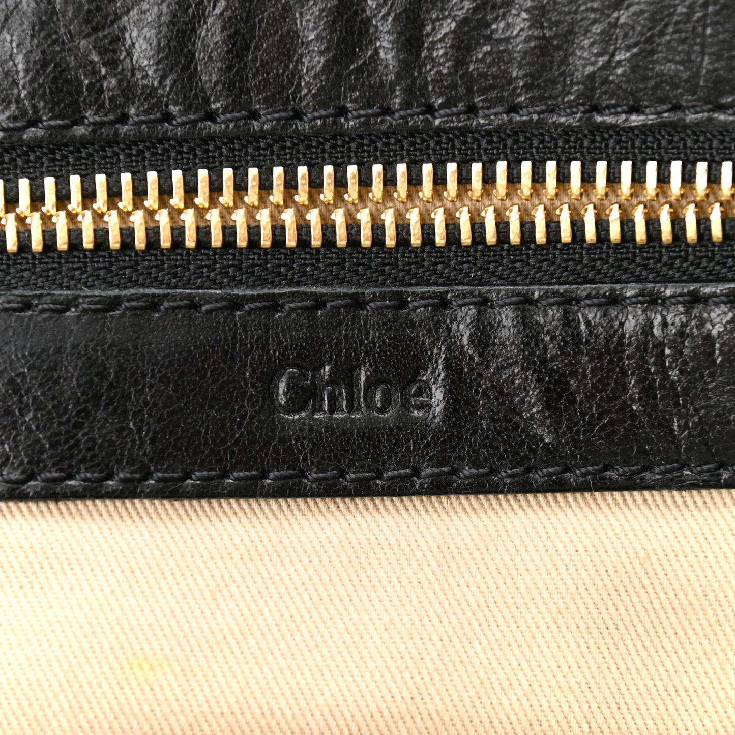 Tumbled Lambskin Small Ethel Satchel Black