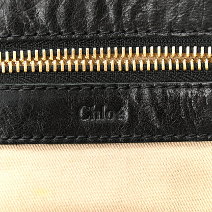 Chloe Tumbled Lambskin Small Ethel Satchel Black 6 of 14