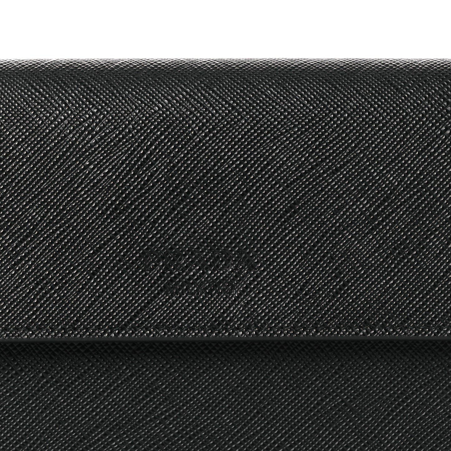 Saffiano Flap Belt Bag 95 38 Black