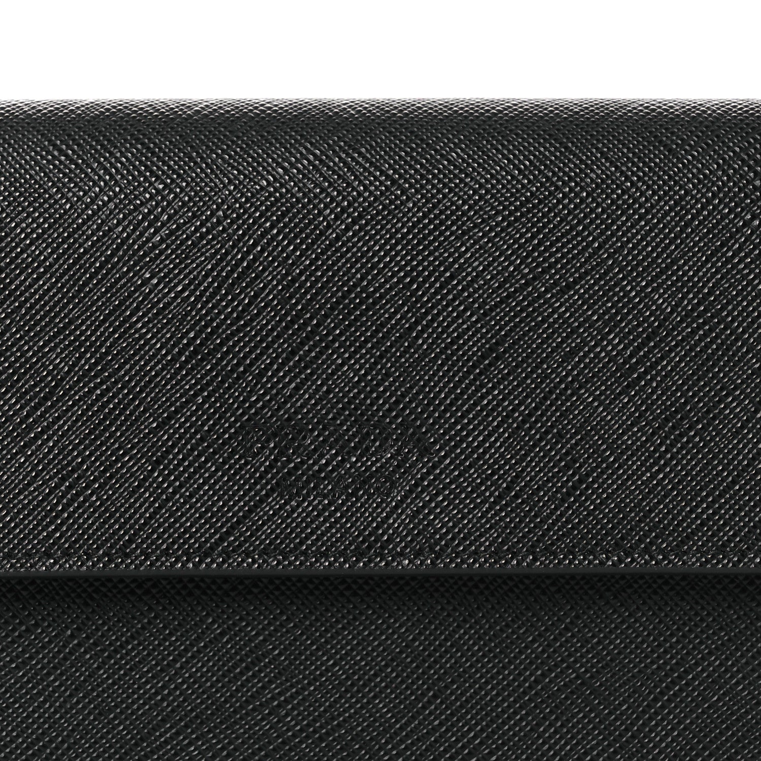 Prada Saffiano Flap Belt Bag 95 38 Black 7 of 9
