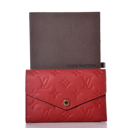 Louis Vuitton Empreinte Compact Curieuse Wallet Cherry 8 of 8