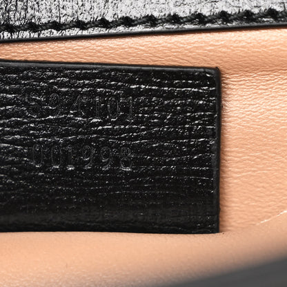 Gucci Textured Calfskin Torchon GG Broadway Envelope Clutch Black 7 of 11