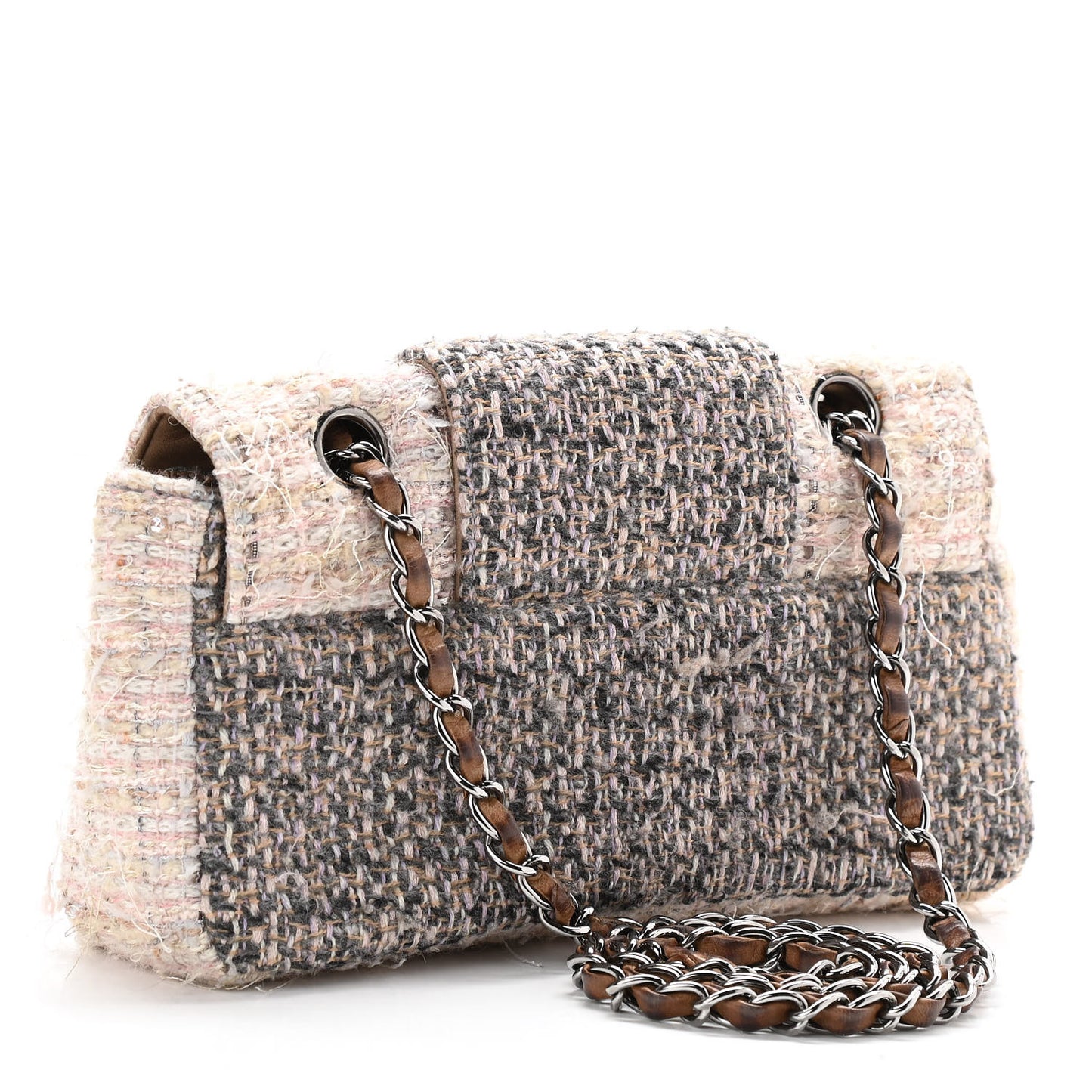 Tweed Small Fantasy Flap Grey