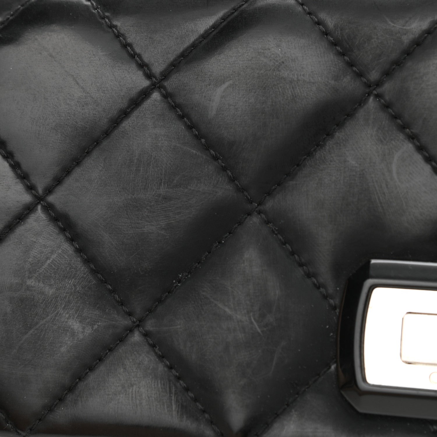 Chanel Patent Quilted Mademoiselle East West Flap Black 10 of 15