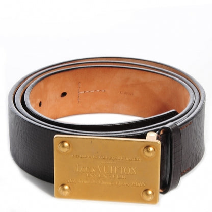 Louis Vuitton Utah Inventeur Belt 110 44 Coffee Brown 1 of 7