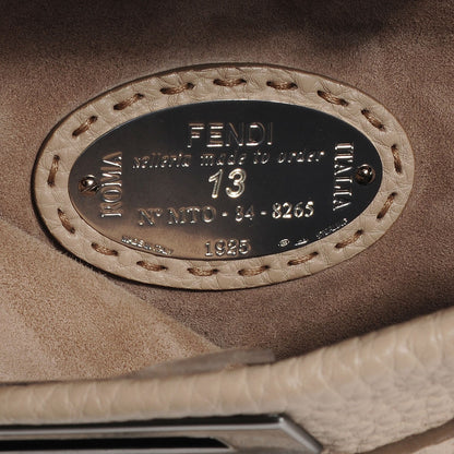 Fendi Cuoio Romano Selleria Medium Peekaboo Iconic Satchel Pietra Nocciola 5 of 10