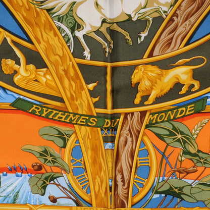 Hermes Silk Rythmes du Monde Scarf 90 3 of 5