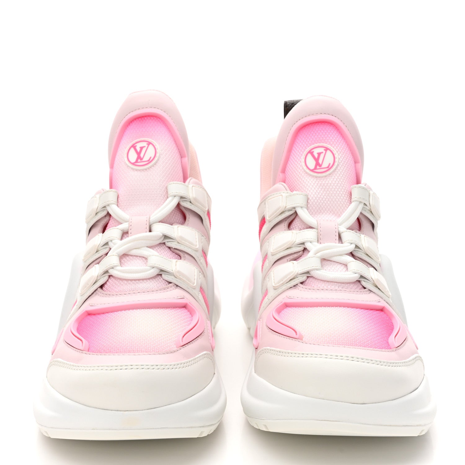 Louis Vuitton Calfskin Technical Nylon LV Archlight Sneaker 39 Rose Clair 3 of 9