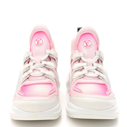 Louis Vuitton Calfskin Technical Nylon LV Archlight Sneaker 39 Rose Clair 3 of 9