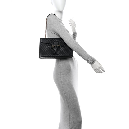 Gucci Microguccissima Medium Emily Chain Shoulder Bag Black 2 of 12