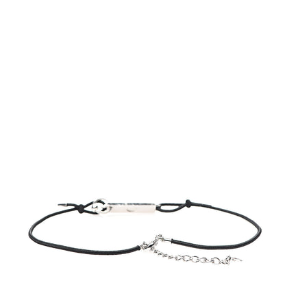 Christian Dior Enamel Logo Necklace Black 2 of 3