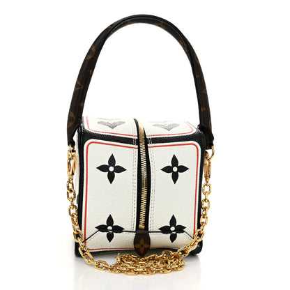 Louis Vuitton Taurillon Game On Square Dice Bag White 3 of 10