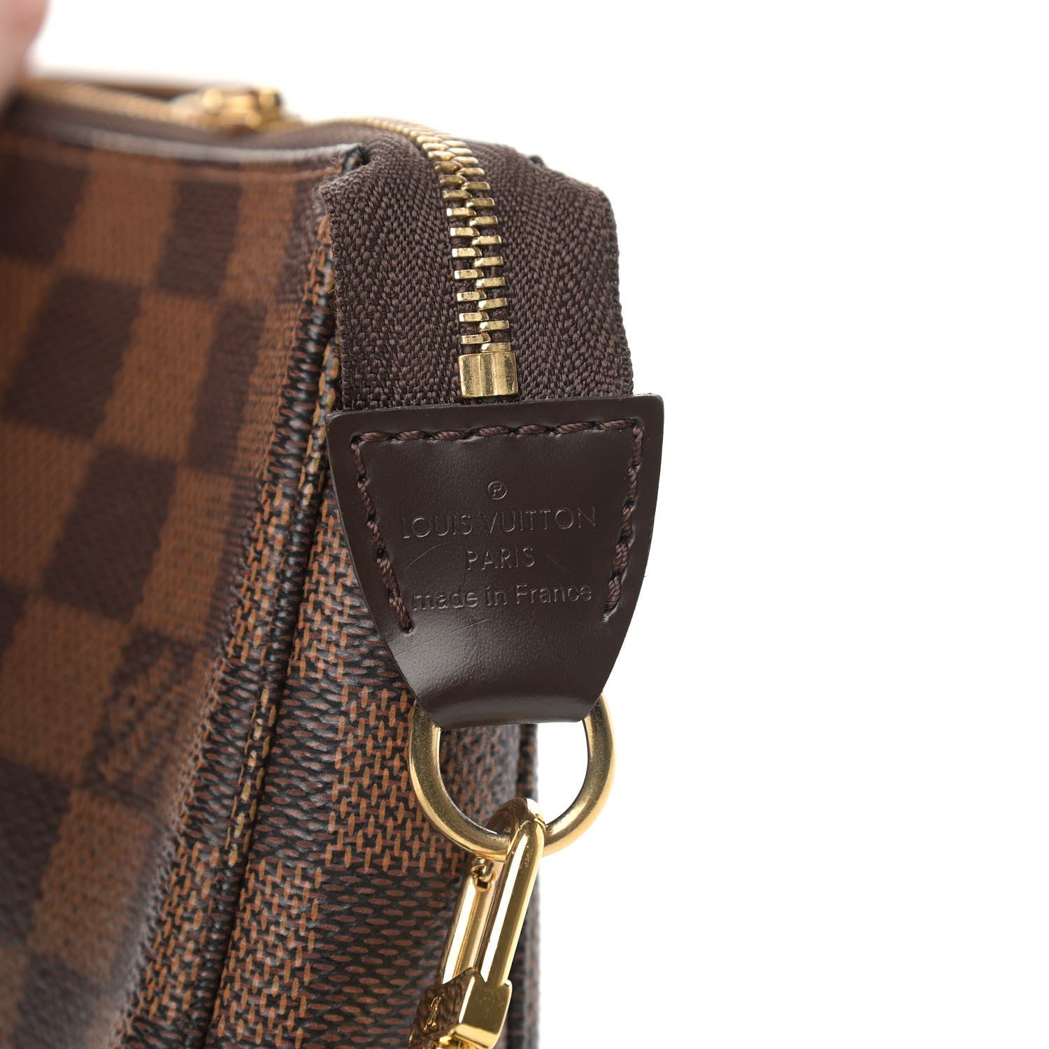 Louis Vuitton Damier Ebene Pochette Accessories NM 7 of 10