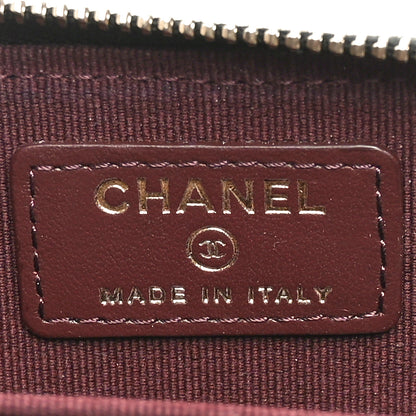 Chanel Caviar Quilted Zip Card Holder Black 6 of 10