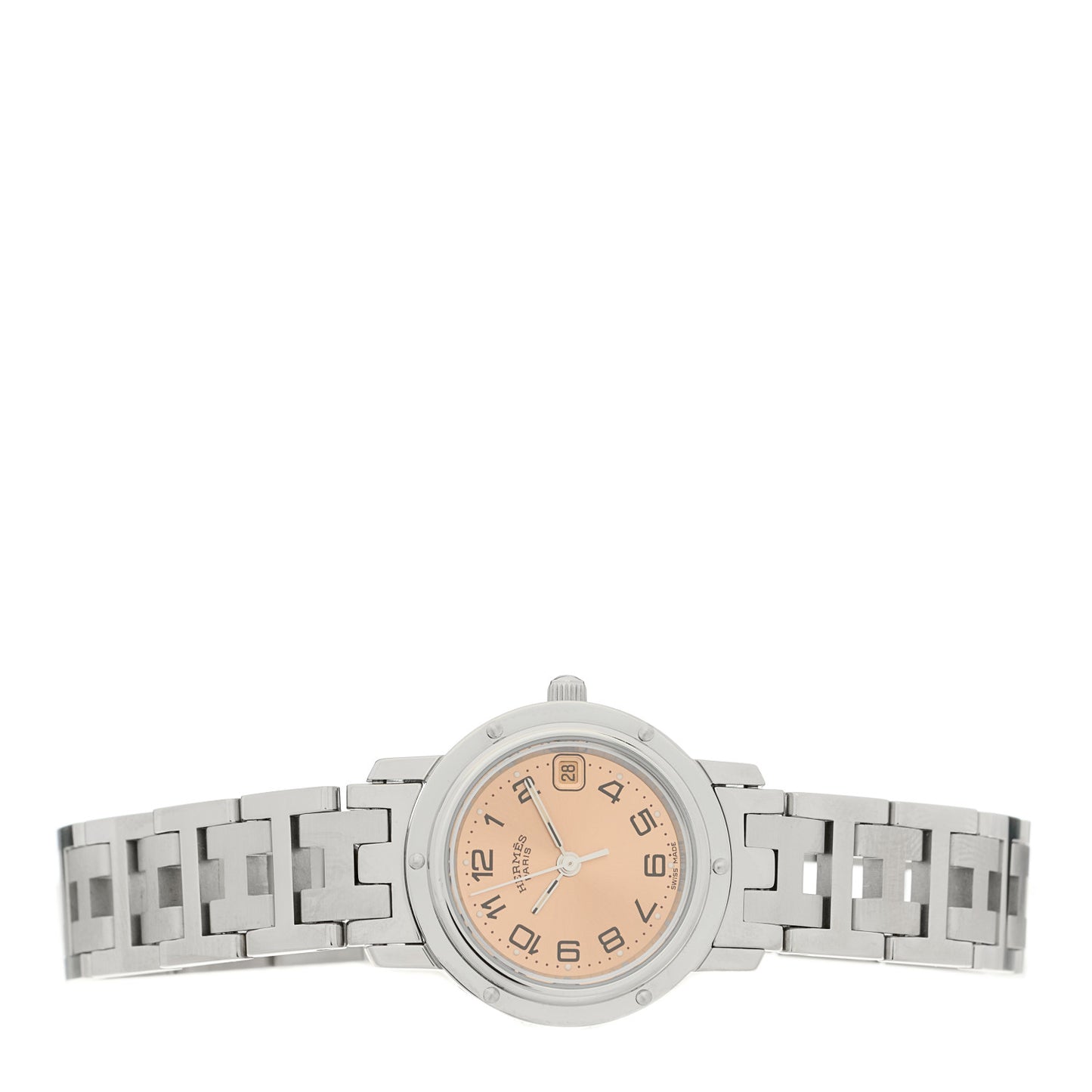 Stainless Steel 24mm Clipper Quartz Watch Pink