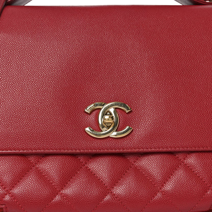 Chanel Caviar Quilted Large Business Affinity Flap Red 8 of 10